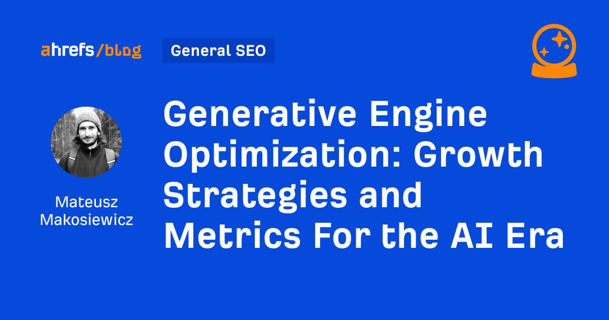 Ahrefs GEO 가이드 대표 이미지