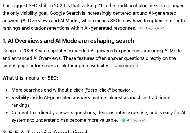 ChatGPT answering with inline source citations
